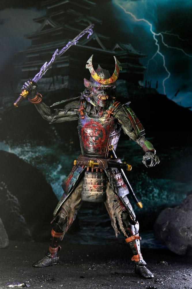 Iron Maiden Future Past World Tour Ultimate Figuras pack de 2 Senjutsu Eddie and Somewhere in Time Eddie 18 cm