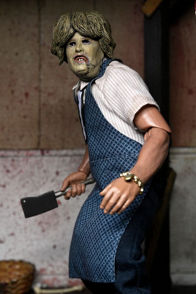 La Matanza de Texas Clothed Figura Leatherface with Old Lady Mask 20 cm - Z POP Toys