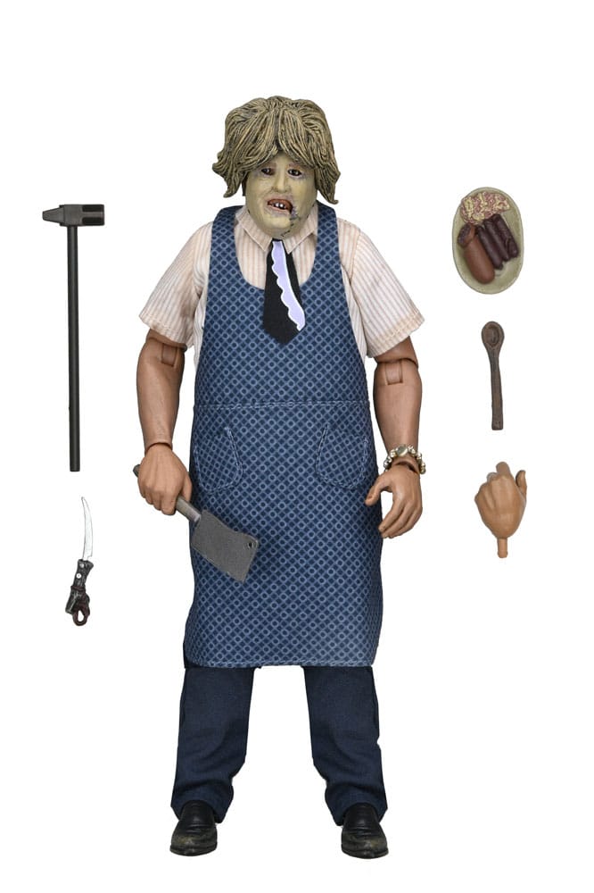 La Matanza de Texas Clothed Figura Leatherface with Old Lady Mask 20 cm - Z POP Toys