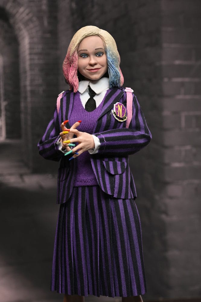 Wednesday Paquete de 2 Figuras Wednesday Addams (Nevermore Uniform) and Enid 20 cm