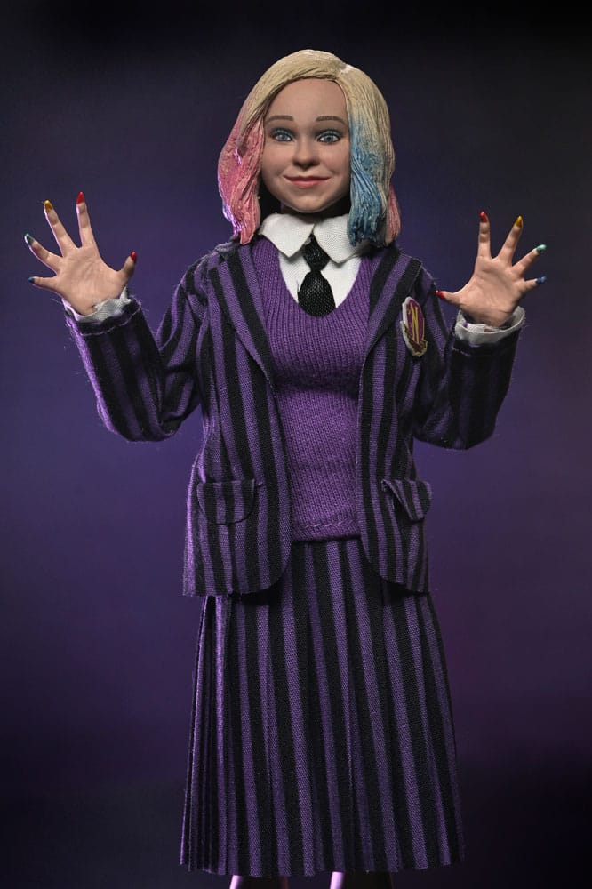 Wednesday Paquete de 2 Figuras Wednesday Addams (Nevermore Uniform) and Enid 20 cm