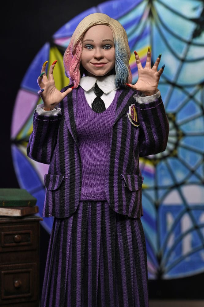 Wednesday Paquete de 2 Figuras Wednesday Addams (Nevermore Uniform) and Enid 20 cm