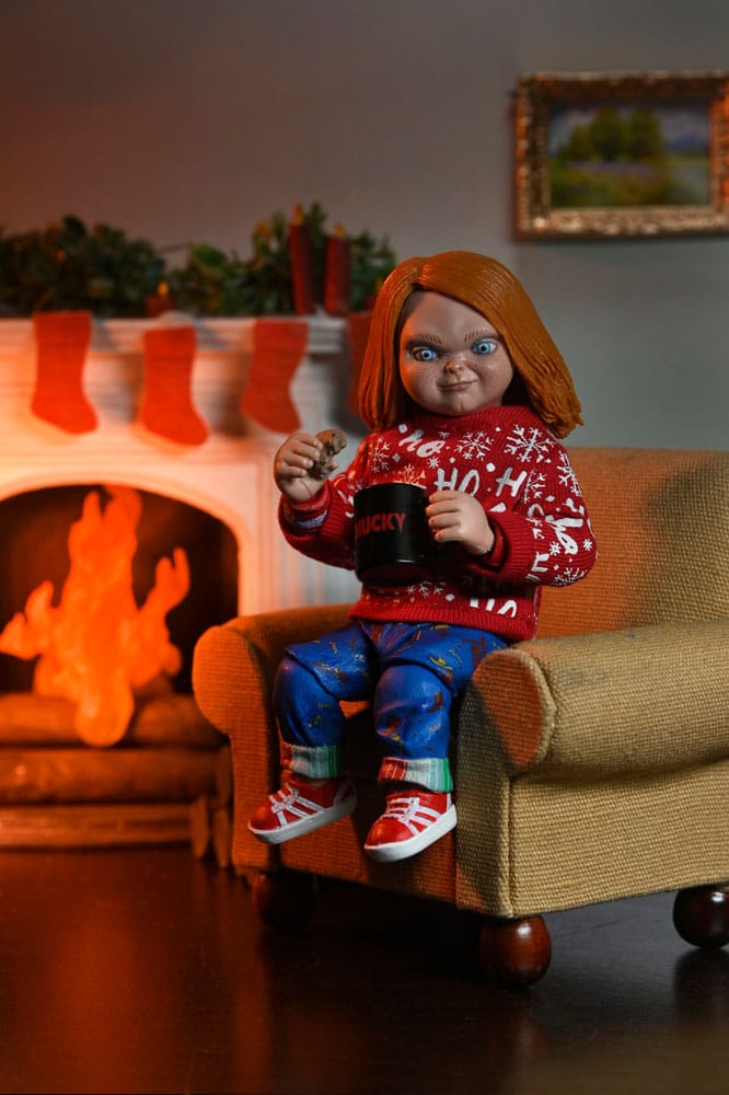 Chucky (Serie de TV) Ultimate Figura Chucky (Holiday Edition) 18 cm