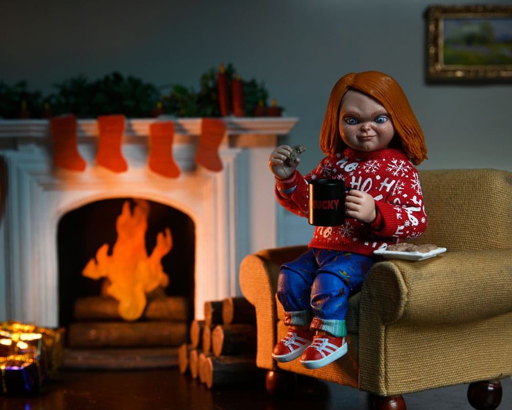 Chucky (Serie de TV) Ultimate Figura Chucky (Holiday Edition) 18 cm