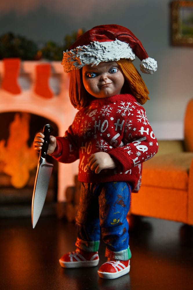 Chucky (Serie de TV) Ultimate Figura Chucky (Holiday Edition) 18 cm