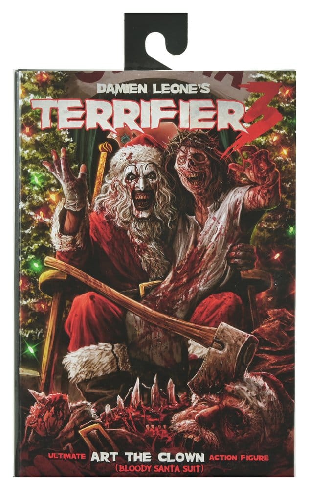 Terrifier 3 Figura Ultimate Santa Suit Art the Clown (Bloody Version) 18 cm