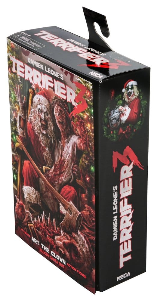 Terrifier 3 Figura Ultimate Santa Suit Art the Clown (Bloody Version) 18 cm