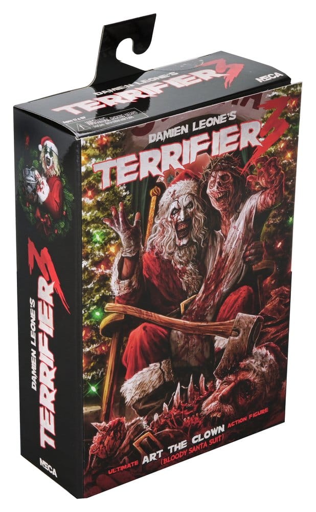 Terrifier 3 Figura Ultimate Santa Suit Art the Clown (Bloody Version) 18 cm