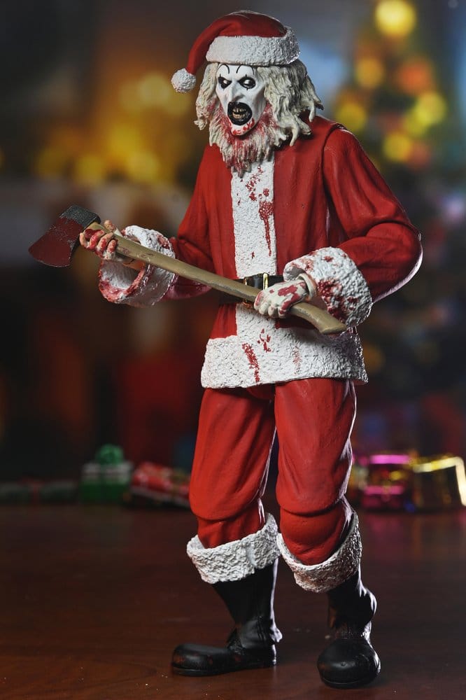 Terrifier 3 Figura Ultimate Santa Suit Art the Clown (Bloody Version) 18 cm