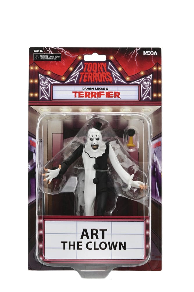 Terrifier Toony Terrors Figura Art the Clown 15 cm