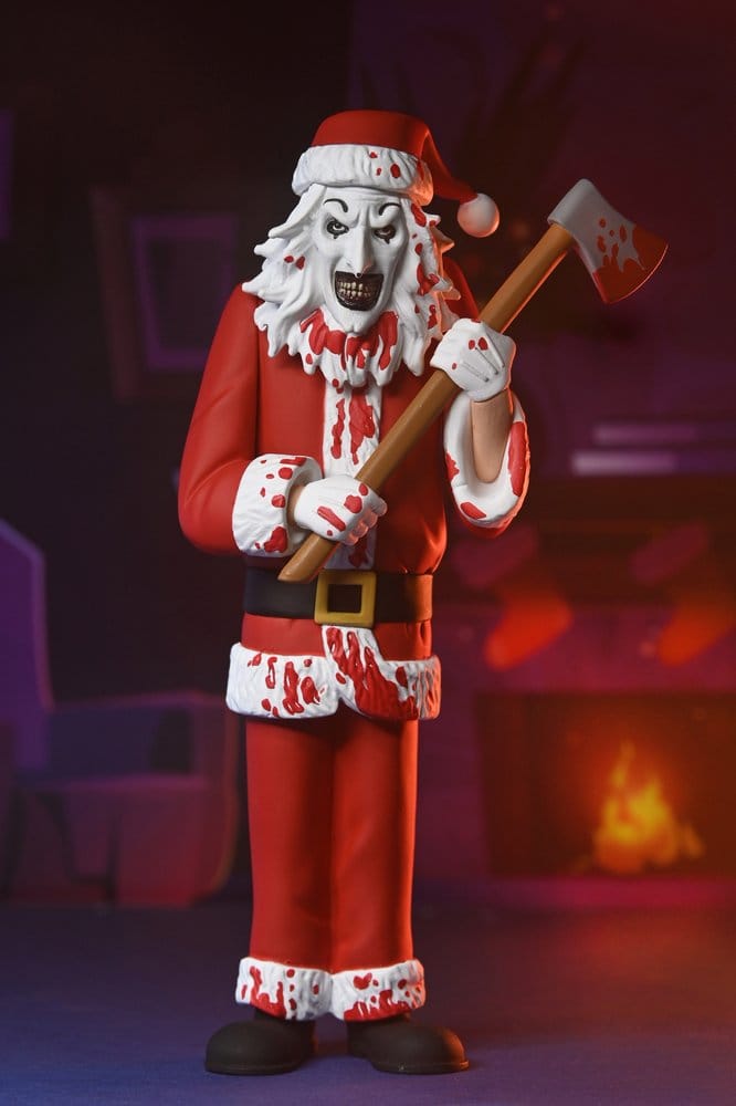 Terrifier 3 Toony Terrors Figura Santa Suit Art the Clown (Bloody Version) 15 cm