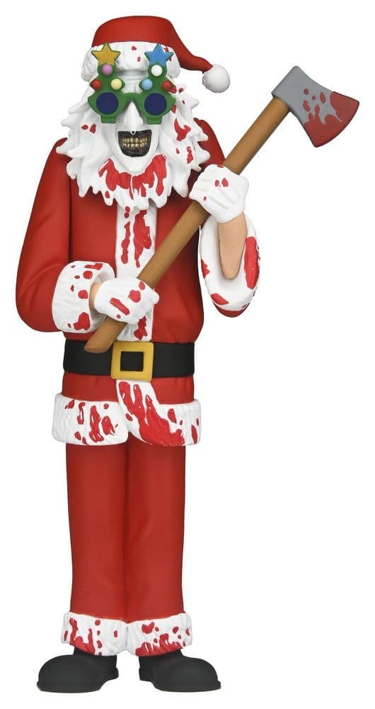 Terrifier 3 Toony Terrors Figura Santa Suit Art the Clown (Bloody Version) 15 cm