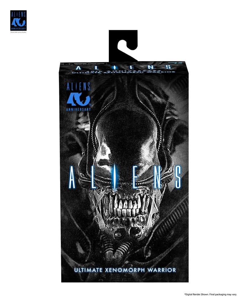 Aliens Ultimate Figura Warrior (1986) Xenomorph Black (40th Anniversary) 23 cm
