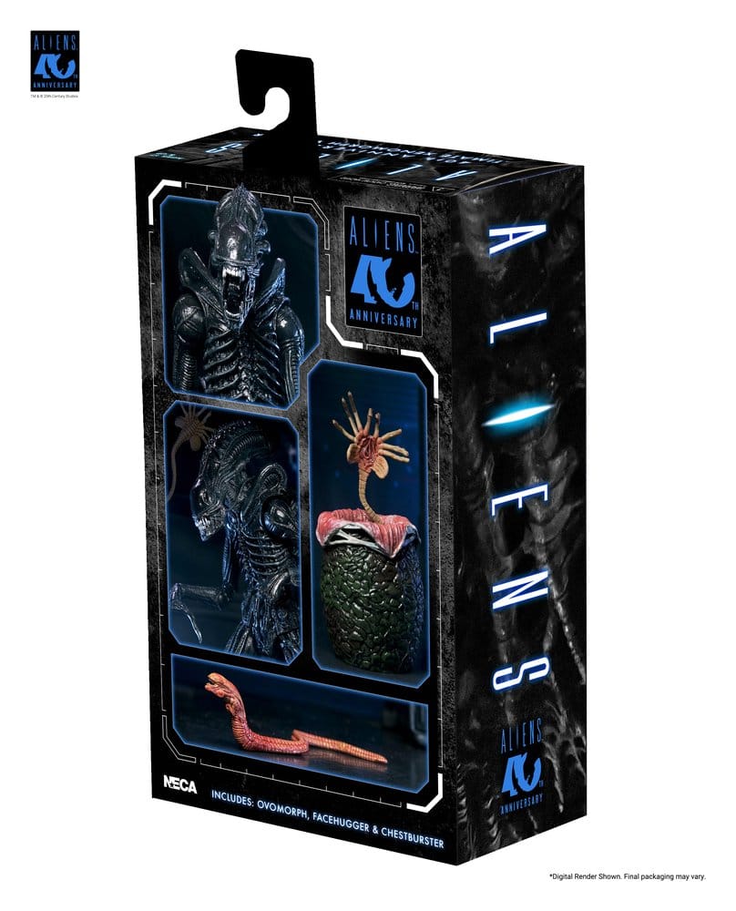 Aliens Ultimate Figura Warrior (1986) Xenomorph Black (40th Anniversary) 23 cm