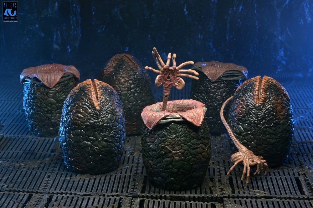 Aliens Pack de 6 Accesorios Carton of Alien Eggs (40th Anniversary)