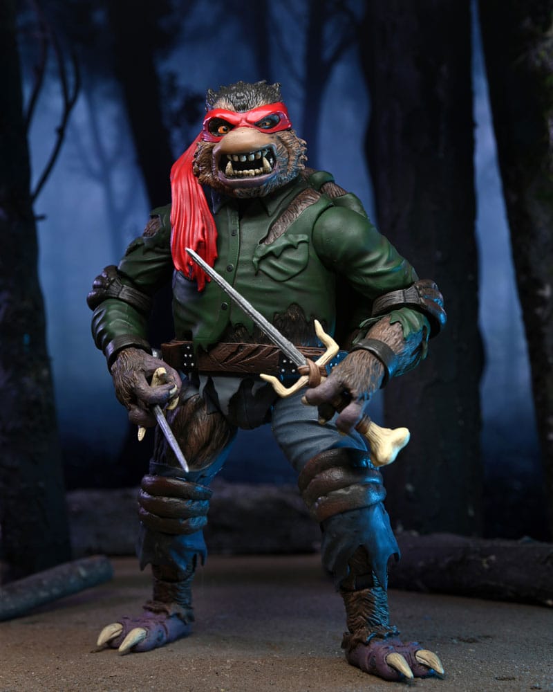 Universal Monsters/Teenage Mutant Ninja Turtles Figura Raphael as the Wolfman 18 cm
