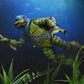 Universal Monsters/Teenage Mutant Ninja Turtles Figura Leonardo as the Creature 18 cm