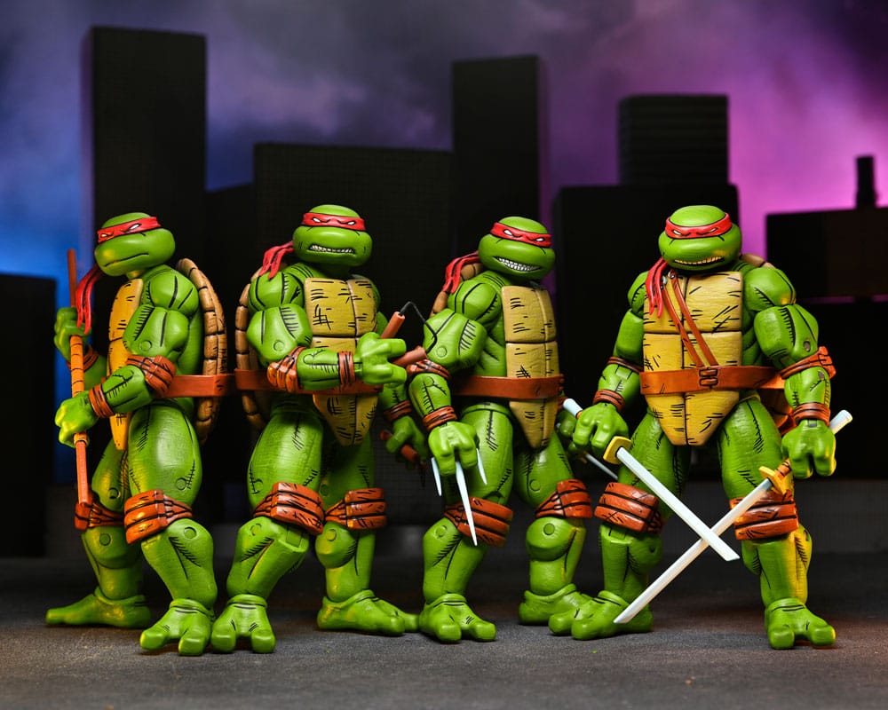 Teenage Mutant Ninja Turtles (Mirage Comics) pack de 4 Figuras Leonardo, Raphael, Michelangelo, Donatello 18 cm