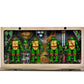 Teenage Mutant Ninja Turtles (Mirage Comics) pack de 4 Figuras Leonardo, Raphael, Michelangelo, Donatello 18 cm