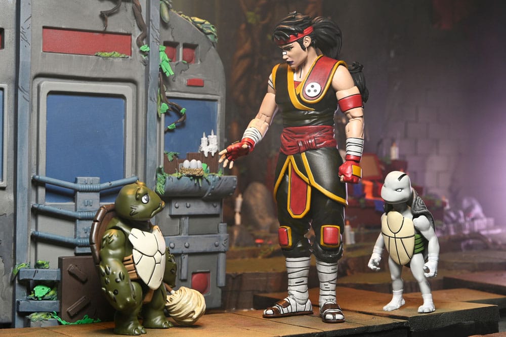 Teenage Mutant Ninja Turtles: The Last Ronin Figura Ultimate Casey Marie with Baby Odyn & Uno 17 cm