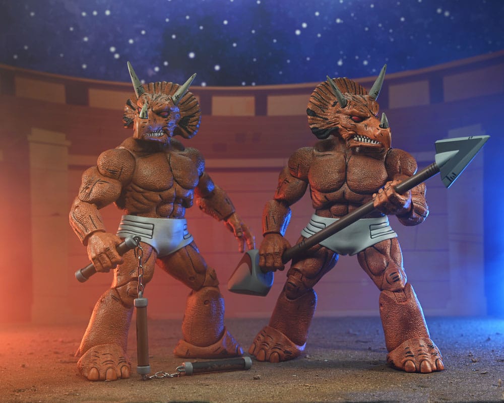 Tortugas Ninja (Mirage Comics) Figura Triceraton Gladiator 21 cm
