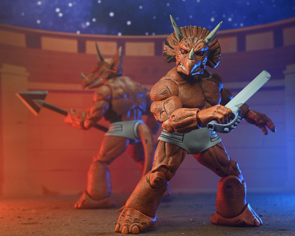 Tortugas Ninja (Mirage Comics) Figura Triceraton Gladiator 21 cm