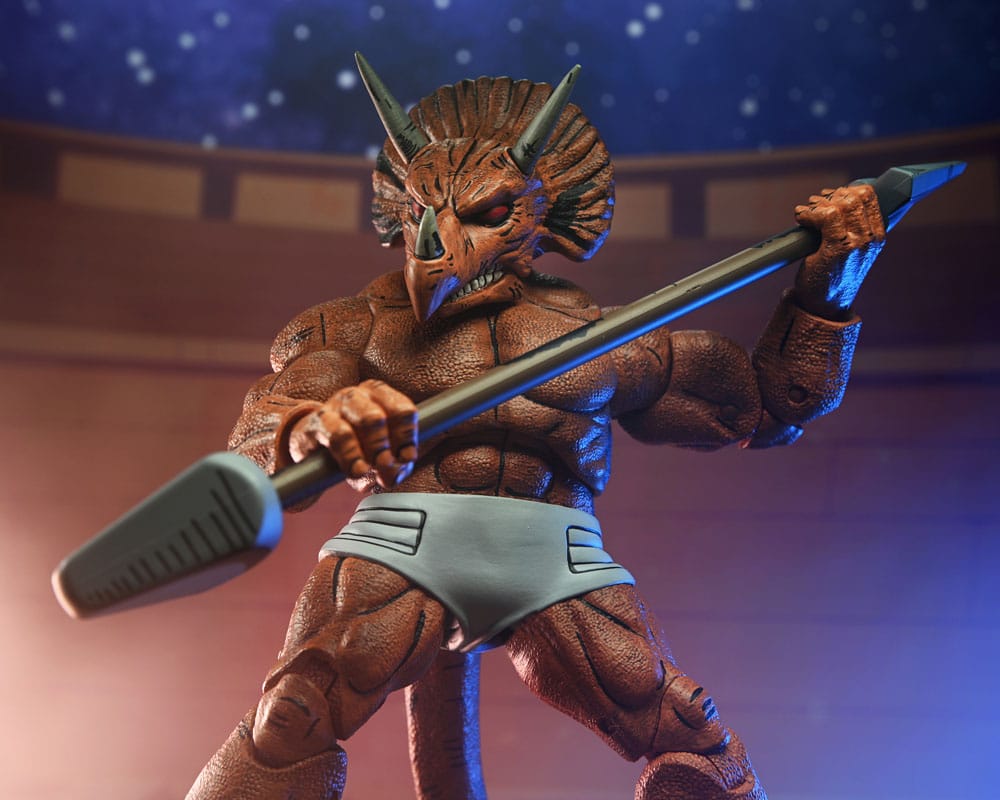 Tortugas Ninja (Mirage Comics) Figura Triceraton Gladiator 21 cm