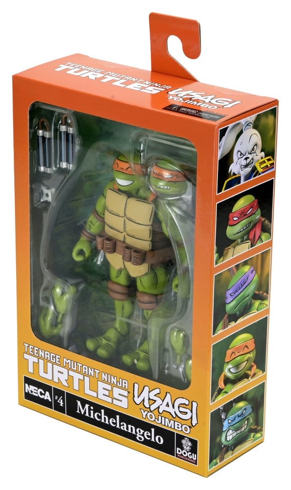 Teenage Mutant Ninja Turtles x Usagi Yojimbo Ultimate Figura Michelangelo 18 cm