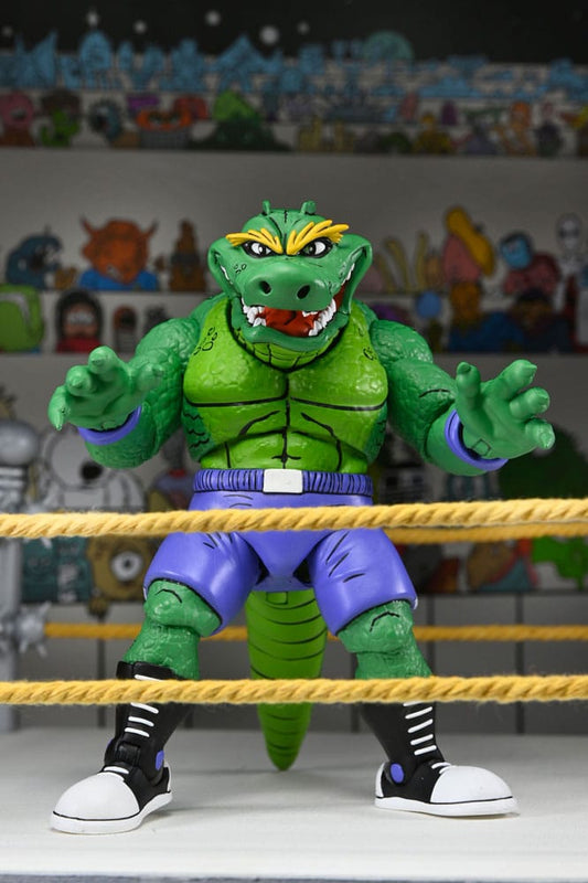 Tortugas Ninja (Archie Comics) Figura Stump Wrestling Leatherhead 18 cm