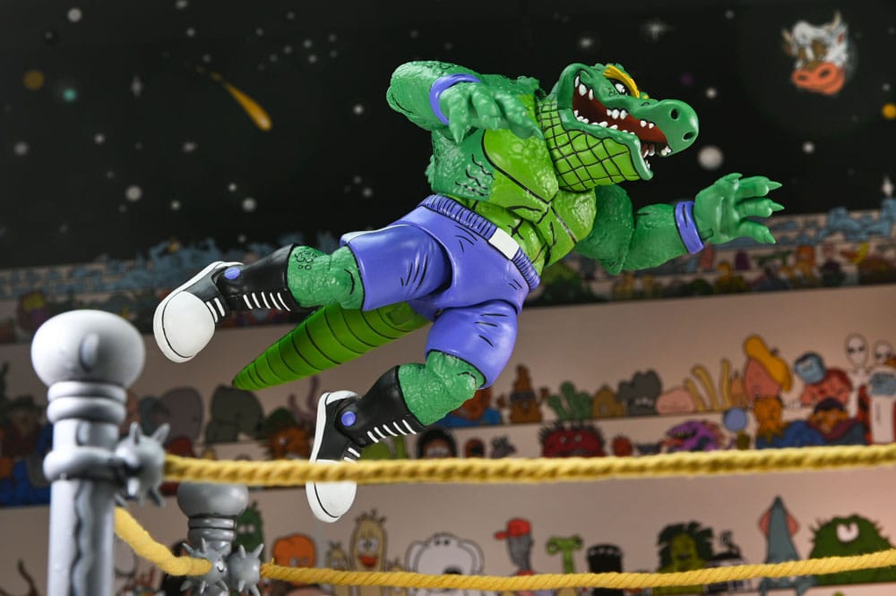 Tortugas Ninja (Archie Comics) Figura Stump Wrestling Leatherhead 18 cm