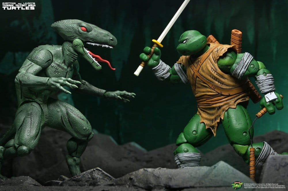 Teenage Mutant Ninja Turtles (Mirage Comics) Pack de 2 Figuras Daimyo Orkai & Raptor 18 cm