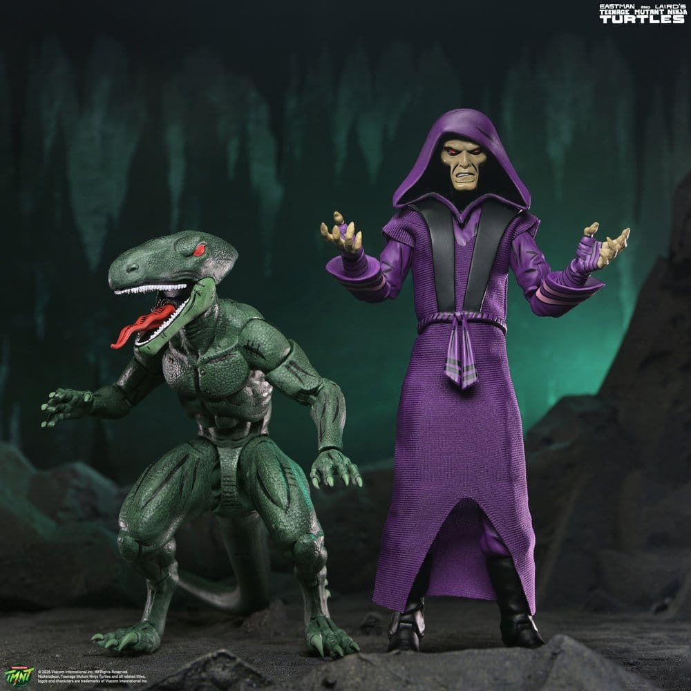 Teenage Mutant Ninja Turtles (Mirage Comics) Pack de 2 Figuras Daimyo Orkai & Raptor 18 cm