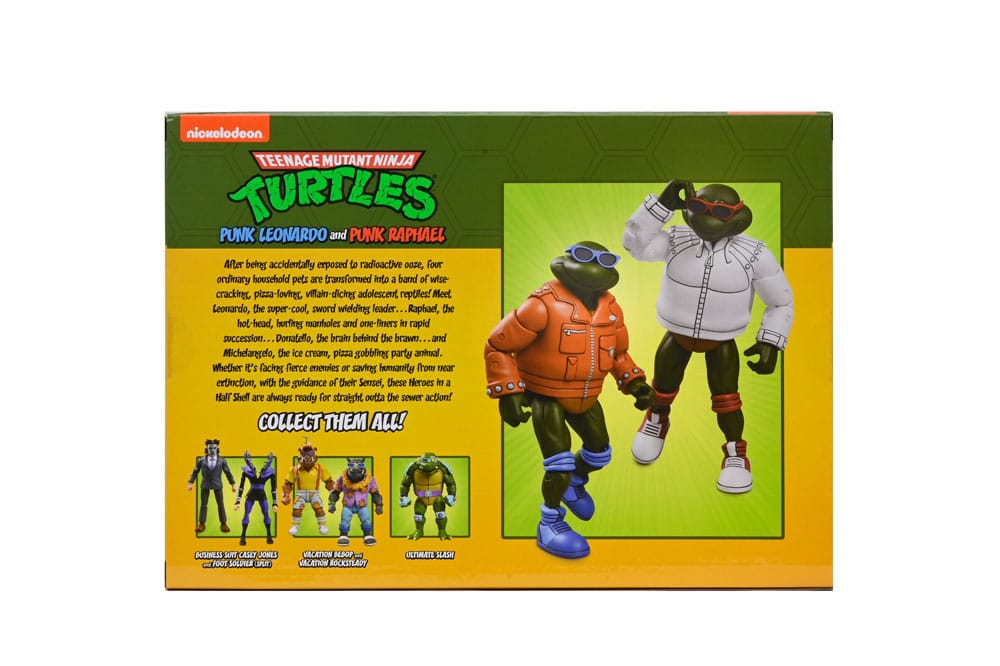 Tortugas Ninja (Cartoon) Figura Punk Leo and Punk Raph 2 Pack 18 cm