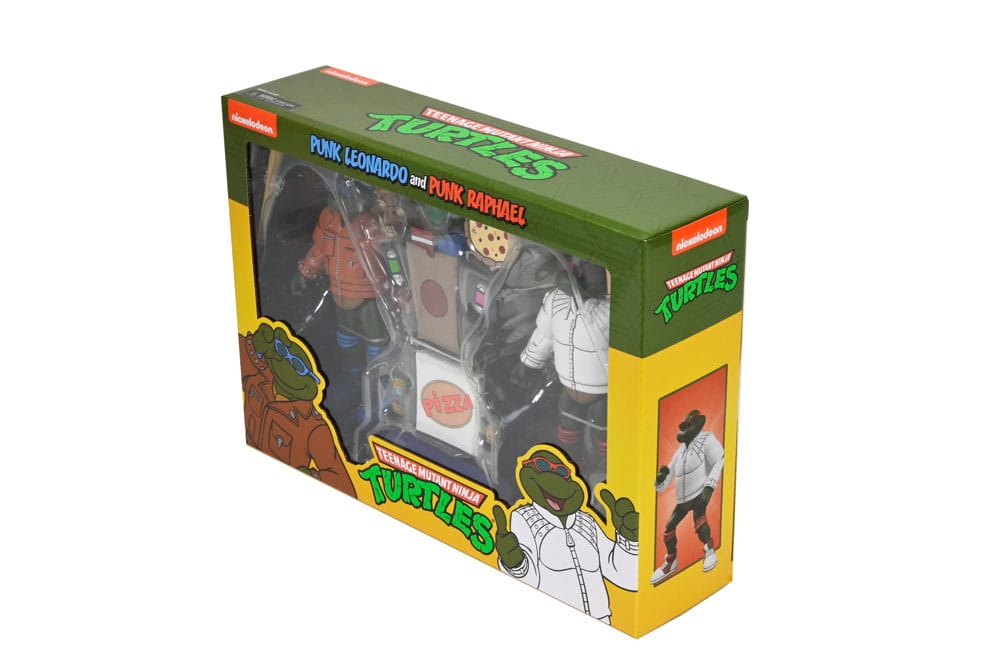 Tortugas Ninja (Cartoon) Figura Punk Leo and Punk Raph 2 Pack 18 cm