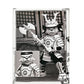 Usagi Yojimbo Figura Samurai Usagi Yojimbo (Black & White) 18 cm