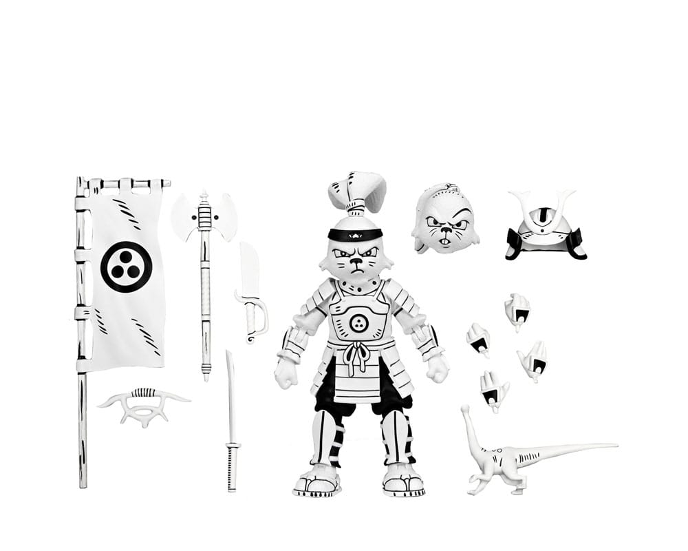 Usagi Yojimbo Figura Samurai Usagi Yojimbo (Black & White) 18 cm