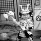 Usagi Yojimbo Figura Samurai Usagi Yojimbo (Black & White) 18 cm