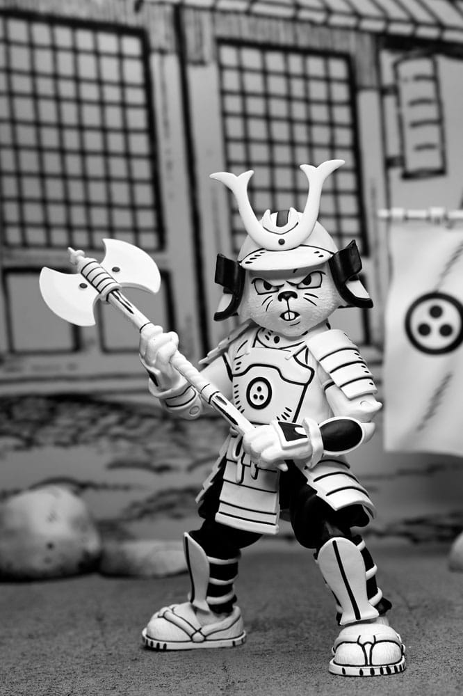Usagi Yojimbo Figura Samurai Usagi Yojimbo (Black & White) 18 cm