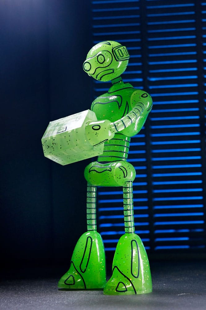 Tortugas Ninja (Mirage Comics) Figura Transmat Fugitoid GID 18 cm