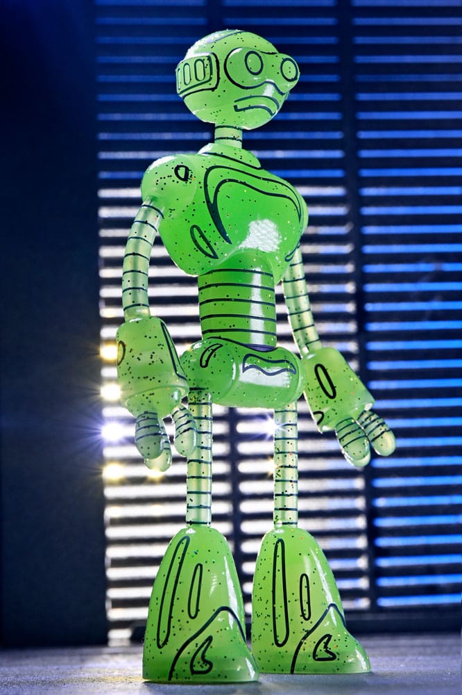 Tortugas Ninja (Mirage Comics) Figura Transmat Fugitoid GID 18 cm