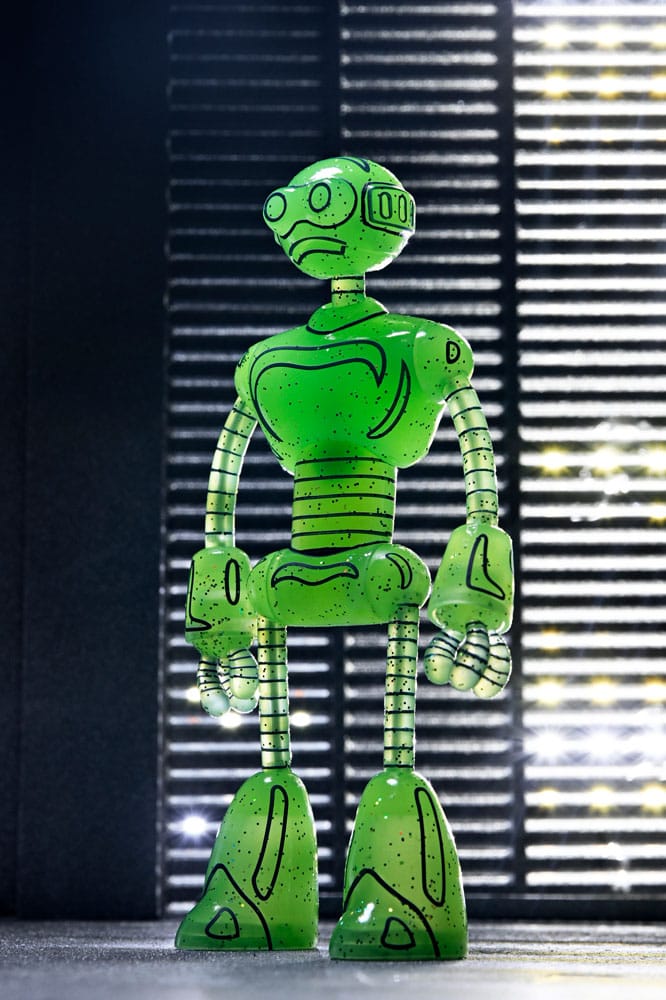 Tortugas Ninja (Mirage Comics) Figura Transmat Fugitoid GID 18 cm