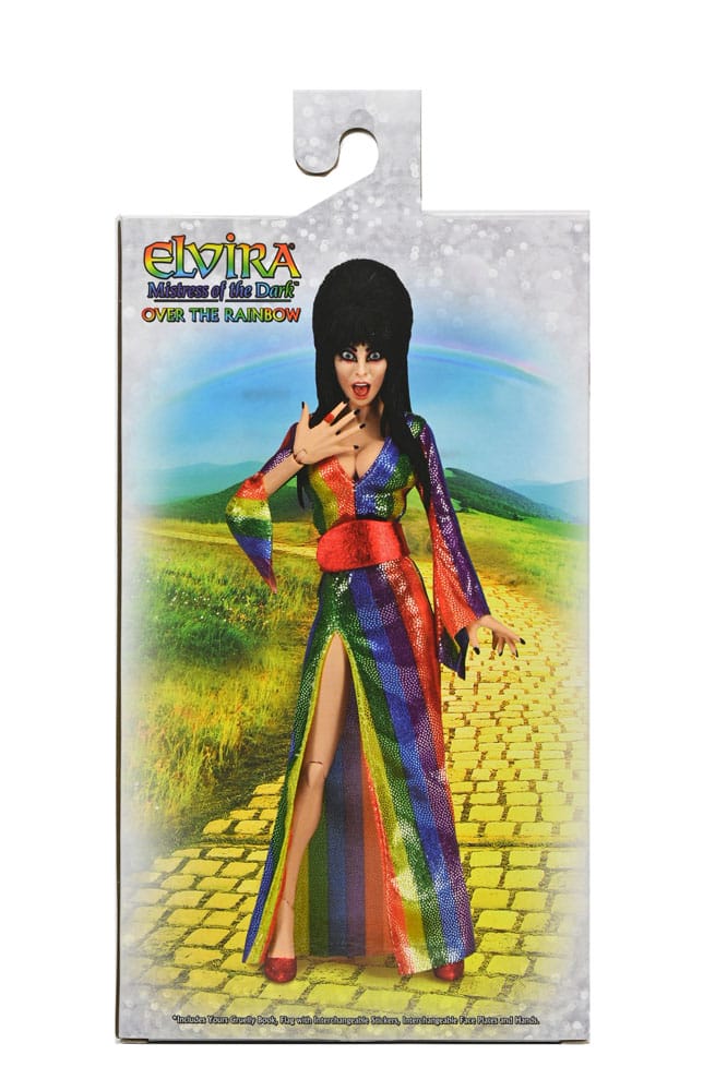 Elvira, Mistress of the Dark Figura Clothed Over the Rainbow Elvira 20 cm