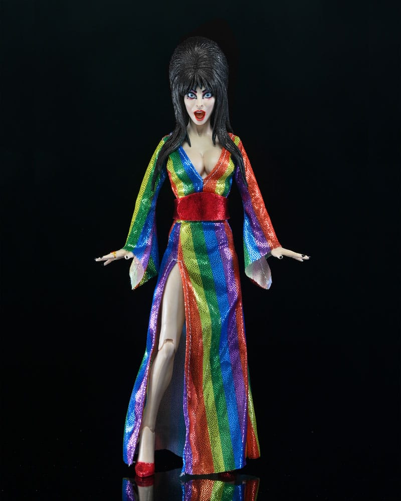 Elvira, Mistress of the Dark Figura Clothed Over the Rainbow Elvira 20 cm
