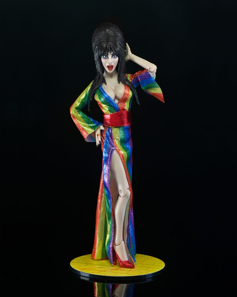 Elvira, Mistress of the Dark Figura Clothed Over the Rainbow Elvira 20 cm