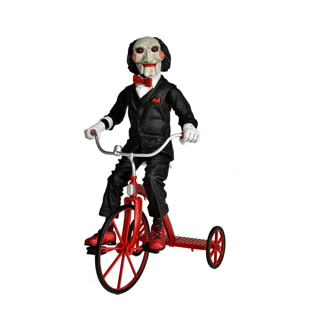 Saw Figura con sonido Billy con Triciclo 30 cm - Z POP Toys