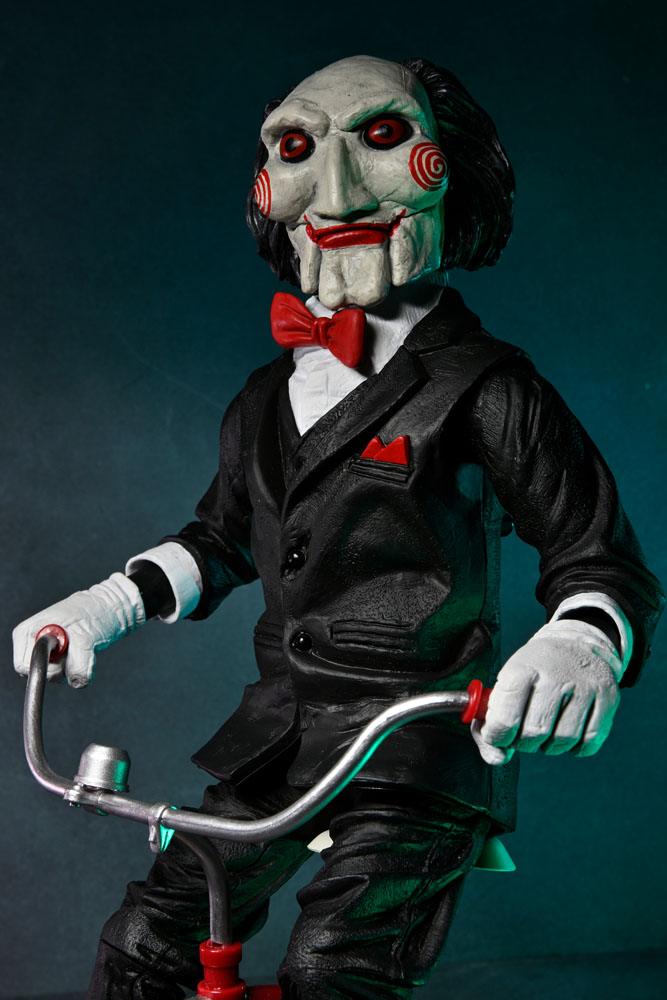 Saw Figura con sonido Billy con Triciclo 30 cm - Z POP Toys