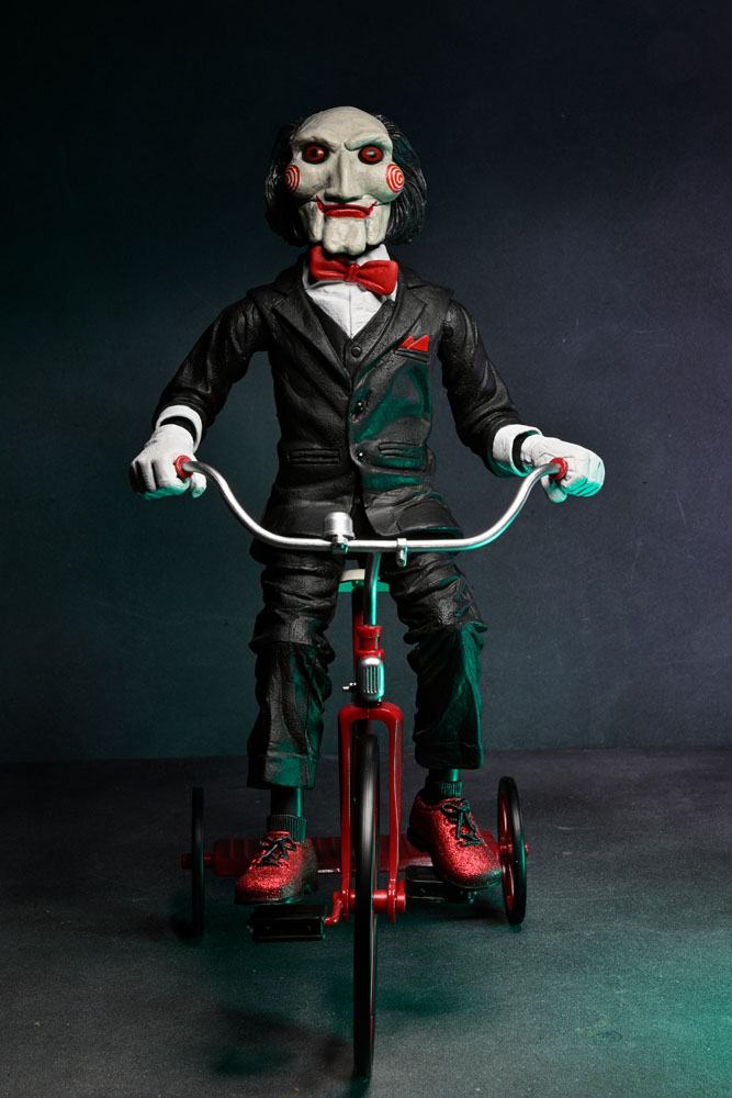 Saw Figura con sonido Billy con Triciclo 30 cm - Z POP Toys