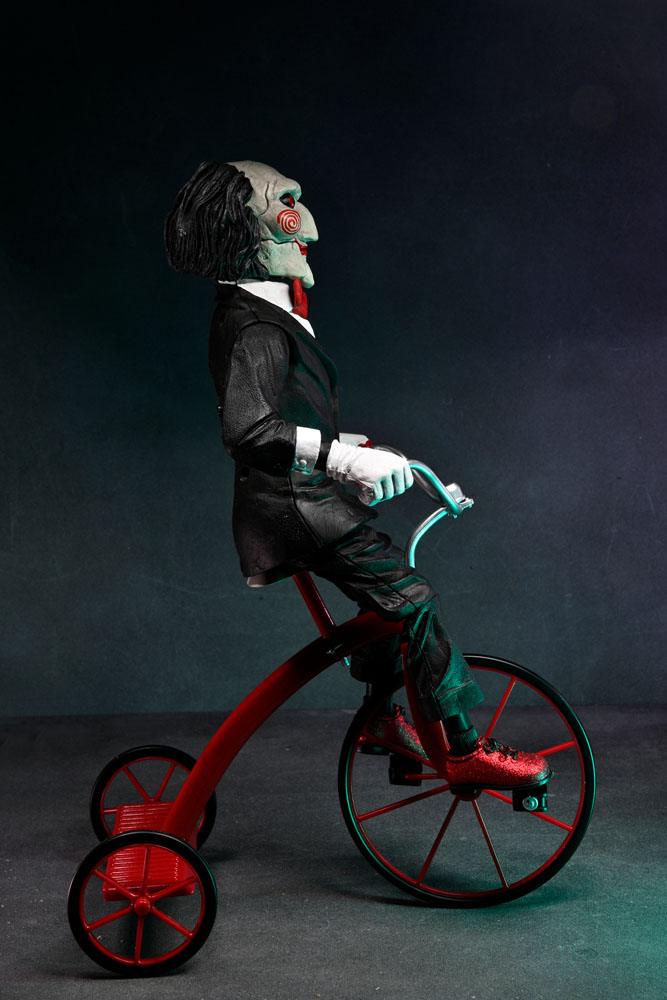 Saw Figura con sonido Billy con Triciclo 30 cm - Z POP Toys