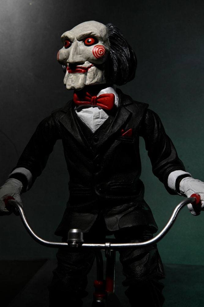 Saw Figura con sonido Billy con Triciclo 30 cm - Z POP Toys