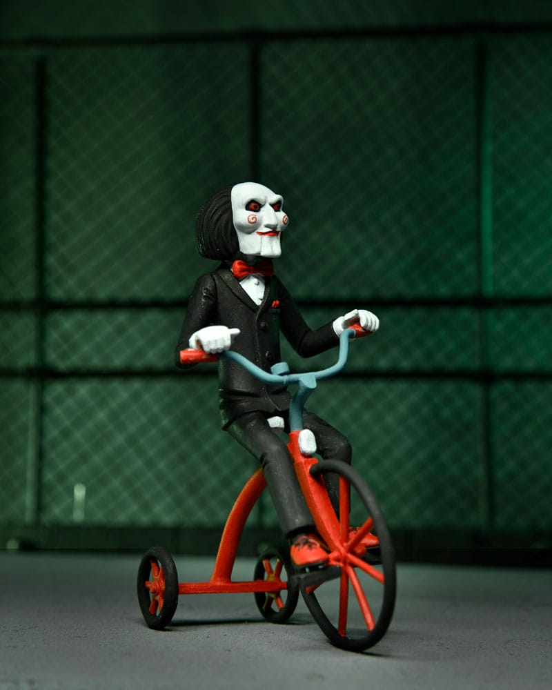 Saw Toony Terrors Figura Jigsaw Killer with Billy and Tricycle Boxed Set 15 cm